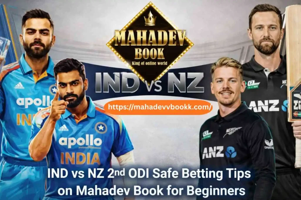 IND vs NZ 2nd ODI Safe Betting Tips on Mahadev Book