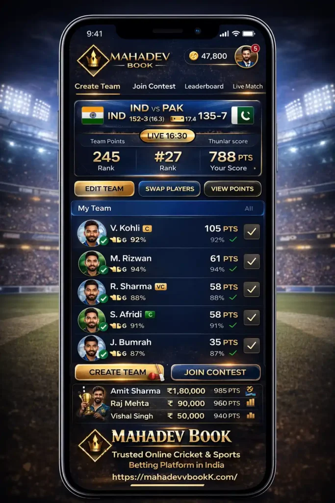 Mahadev Book – Trusted Online Cricket & Sports Betting Platform in India